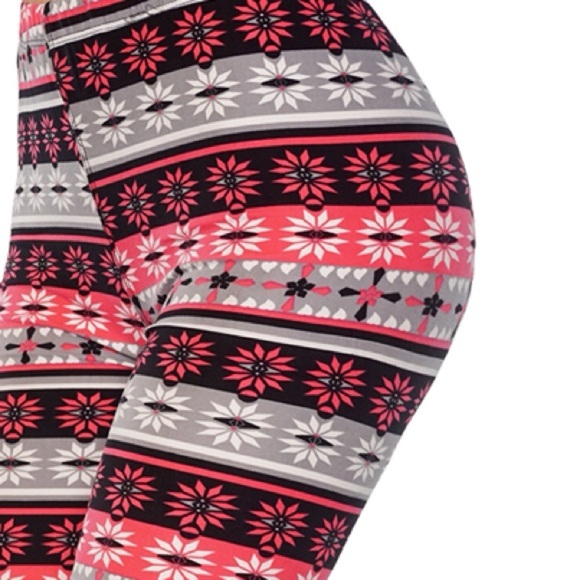 Pretty pink casual soft leggings 328 - Picture 3 of 3